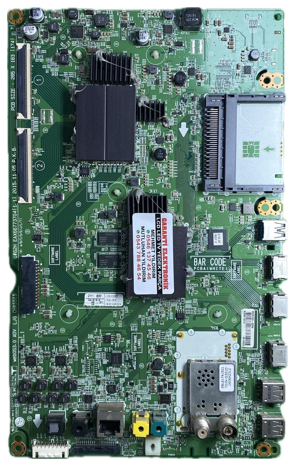 EAX66773704 EBT64183603 LG 49UH850V-ZA Ana Kart (Main Board) (MB…